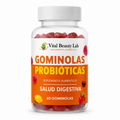 Vital Beauty Lab Probióticos + Vitamina C Gummies (60 Gominolas) – Salud Intestinal y Digestiva