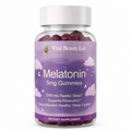 Vital Beauty Lab Melatonina Gummies (60 Gominolas) – Pasiflora para un Sueño Reparador