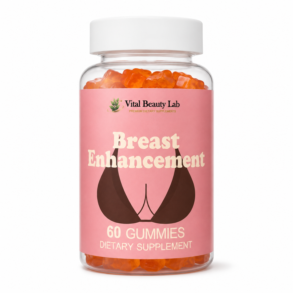 Vital Beauty Lab Breast Enhancement Gummies (60 Gominolas) – Busto y Firmeza Femenina