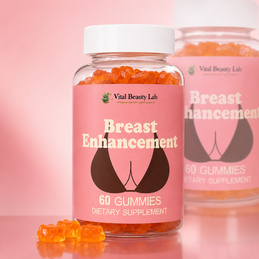 Vital Beauty Lab Breast Enhancement Gummies (60 Gominolas) – Busto y Firmeza Femenina