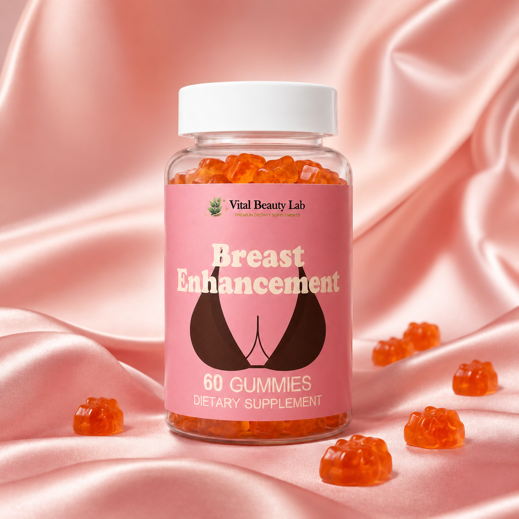 Vital Beauty Lab Breast Enhancement Gummies (60 Gominolas) – Busto y Firmeza Femenina