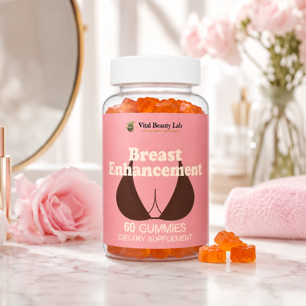 Vital Beauty Lab Breast Enhancement Gummies (60 Gominolas) – Busto y Firmeza Femenina