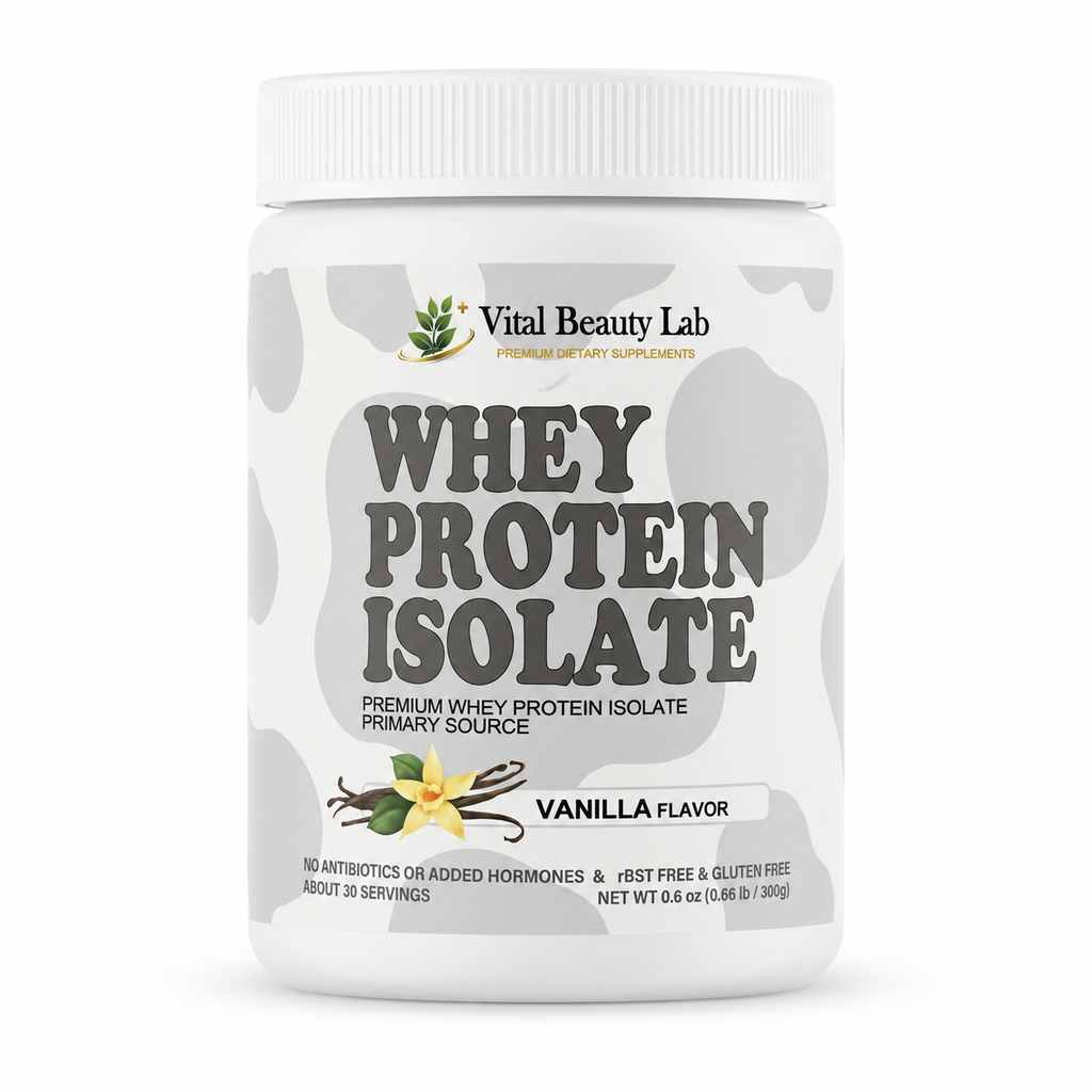 Vital Beauty Lab Aislado de Proteína de Suero Protein Isolate (300g en Polvo) – Crecimiento Muscular